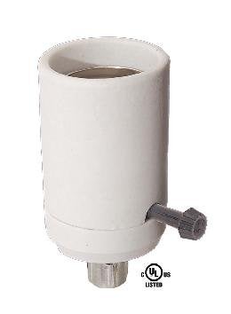 B&P Lamp قاعدة مصباح B&P® بحجم موغل من البورسلين لمصابيح 3-طرق - Image 3