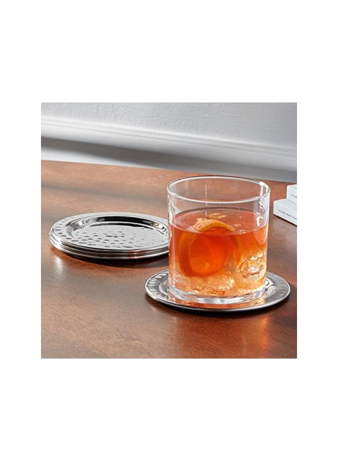 The Bros 4-Inch Stainless Steel Coasters, Set Of 4 - Image 4