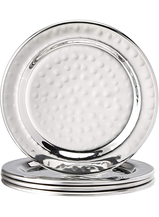 The Bros 4-Inch Stainless Steel Coasters, Set Of 4 - Image 1