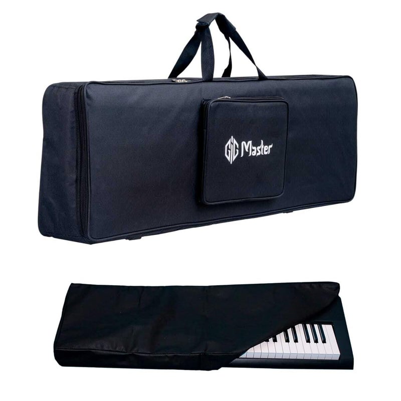 GIG Master حقيبة/غطاء/ظهر للبيانو ولوحة المفاتيح لنوفايشن لانشكي 49 MK 2 مع 49 مفتاح خفيف الوزن مع جيب أمامي باللون الأسود - Image 1