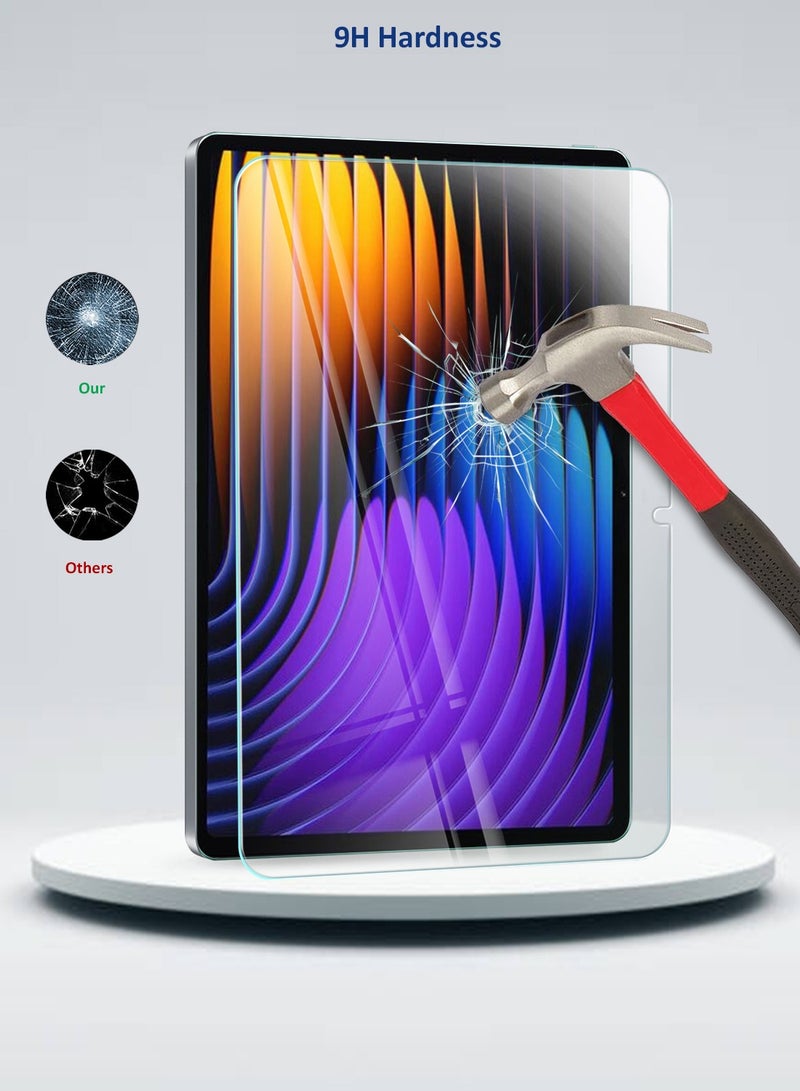 دبليو تيك واقي شاشة من الزجاج المقوى بحواف منحنية من سلسلة Premium لهاتف Xiaomi Pad 7 / Pad 7 Pro بوصة 2023 شفاف - Image 3