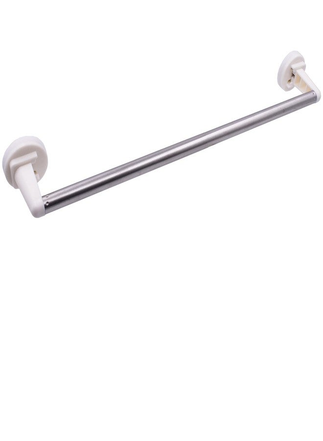 واي واي اس تي حامل مناشف مغناطيسي من النوع C من YYST، مقاس 16 بوصة إلى 38 بوصة، مناسب للثلاجة، حوض المطبخ، الفرن - للستائر، المناشف، الأعلام، إلخ (1، أبيض) - Image 2