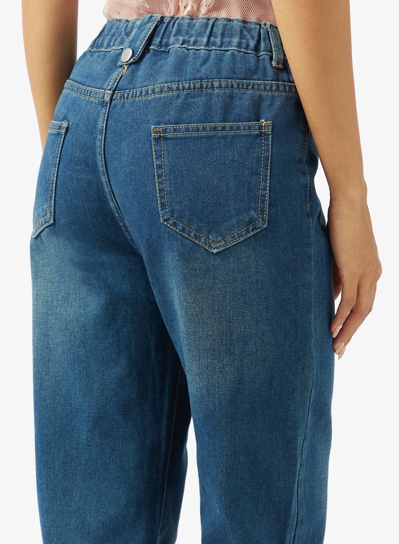 Ginger High Rise Straight Fit Jeans - Image 5