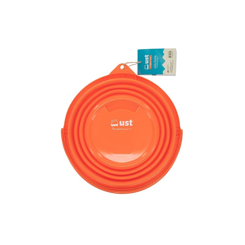ust Flexware Collapsible Bucket 2.0, 2.64 Gallon, Orange (20-12267) - Image 2