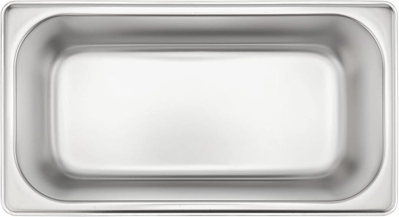 JAPCHET JAPCHET 6 Pack Stainless Steel Steam Pan 13 Size AntiJam Steam Table Pan Hotel Pans 13 Restaurant Buffet Trays for Catering 4 Inch Deep - Image 4