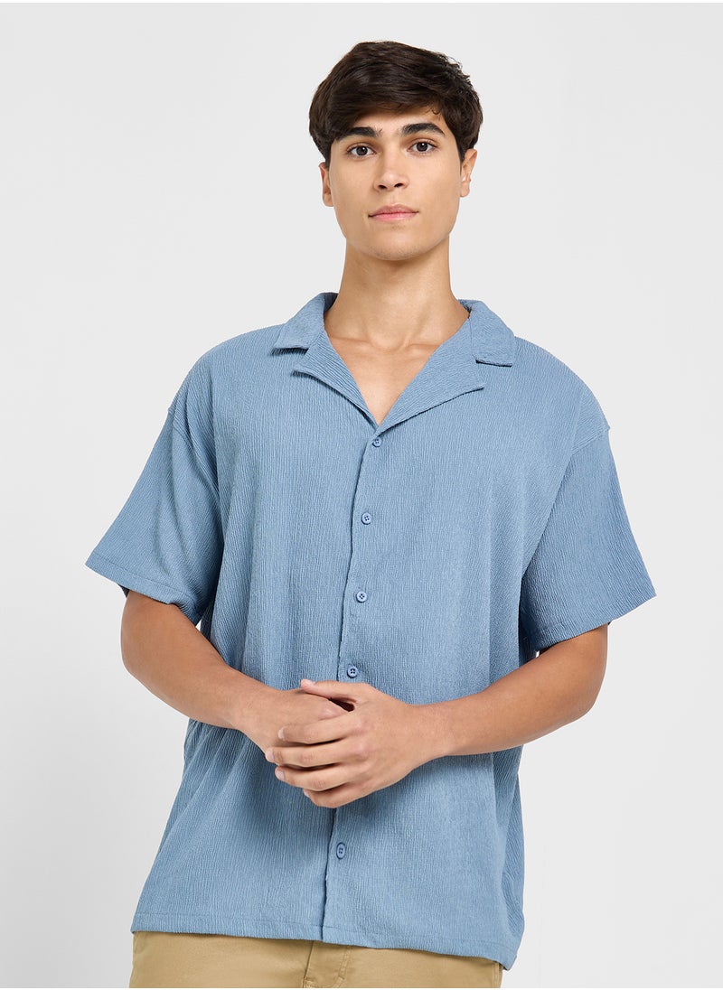 BRAVE SOUL - Reverse Collar Casual Shirt - Image 1