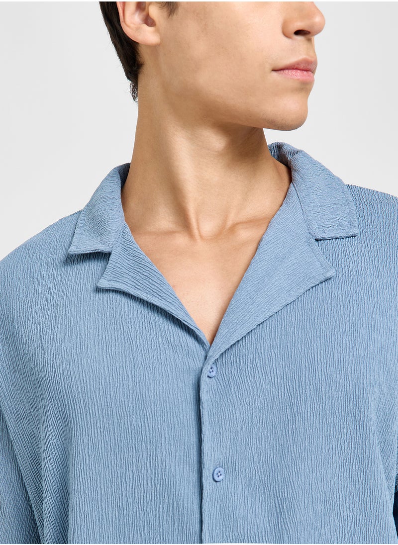 BRAVE SOUL - Reverse Collar Casual Shirt - Image 1