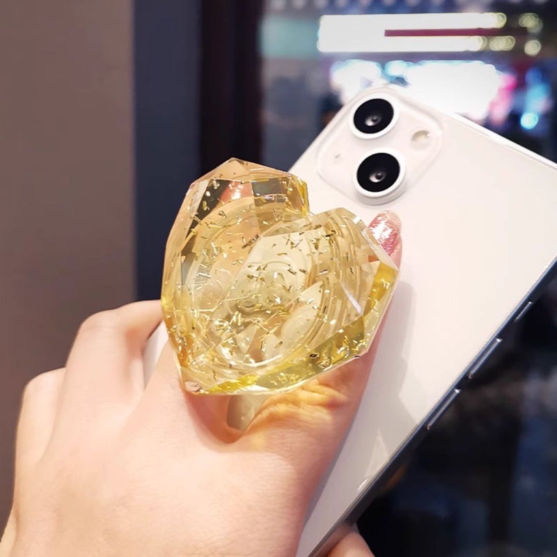 Purple Mobile Phone Holder Rotating Gyroscope Decompression Back Sticker Strong Adhesive Ring Universal For Mobile Phones - Image 3