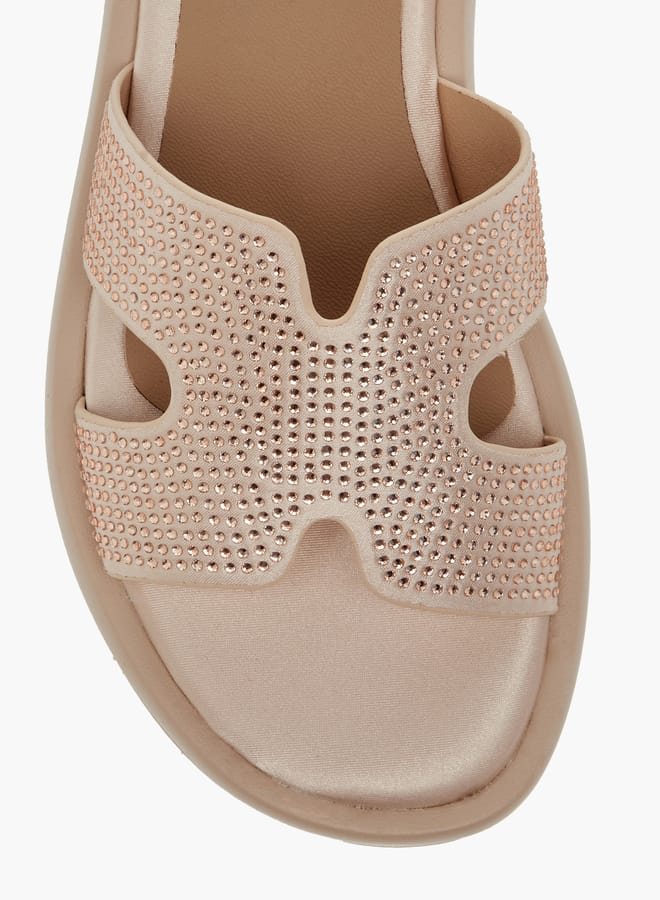 Paprika Women Embellished Slip-On Sandals  - Image 4