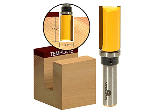 YONICO Flush Trim Router Bit 3/4-Inch Diameter 1/2-Inch Shank 14137 - Image 2