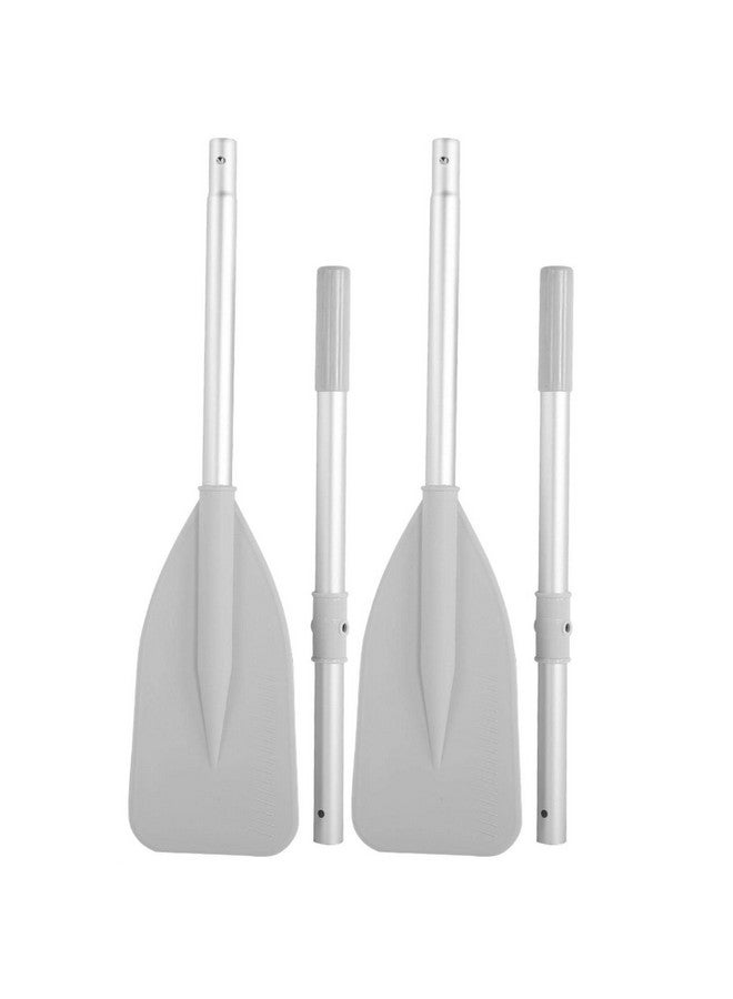 Simlug Dinghy Paddle, Boat Oars, With 2Pcs Rod High Toughness Water Sports Paddle Grey Aluminium Alloy Oars Canoe Kayak For Inflatable Boat Rubber Dinghy Water Marine Sports - Image 1