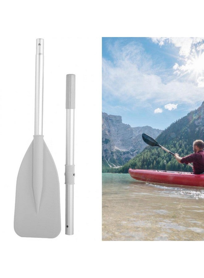 Simlug Dinghy Paddle, Boat Oars, With 2Pcs Rod High Toughness Water Sports Paddle Grey Aluminium Alloy Oars Canoe Kayak For Inflatable Boat Rubber Dinghy Water Marine Sports - Image 4
