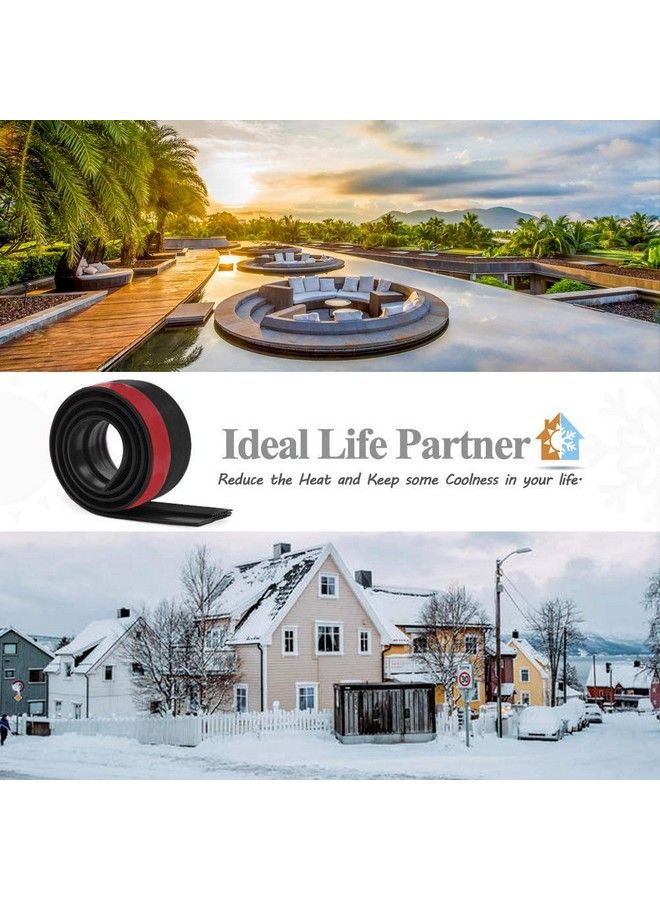 Sysmie [New Upgrade] Huge Gap Door Draft Stopper32 5"W Widened Door Sweep For Interior And Exterior Doors Guard Against Drafts Dust Noise And Unwanted Animals (32 5"W X 39" L Black)… - Image 4