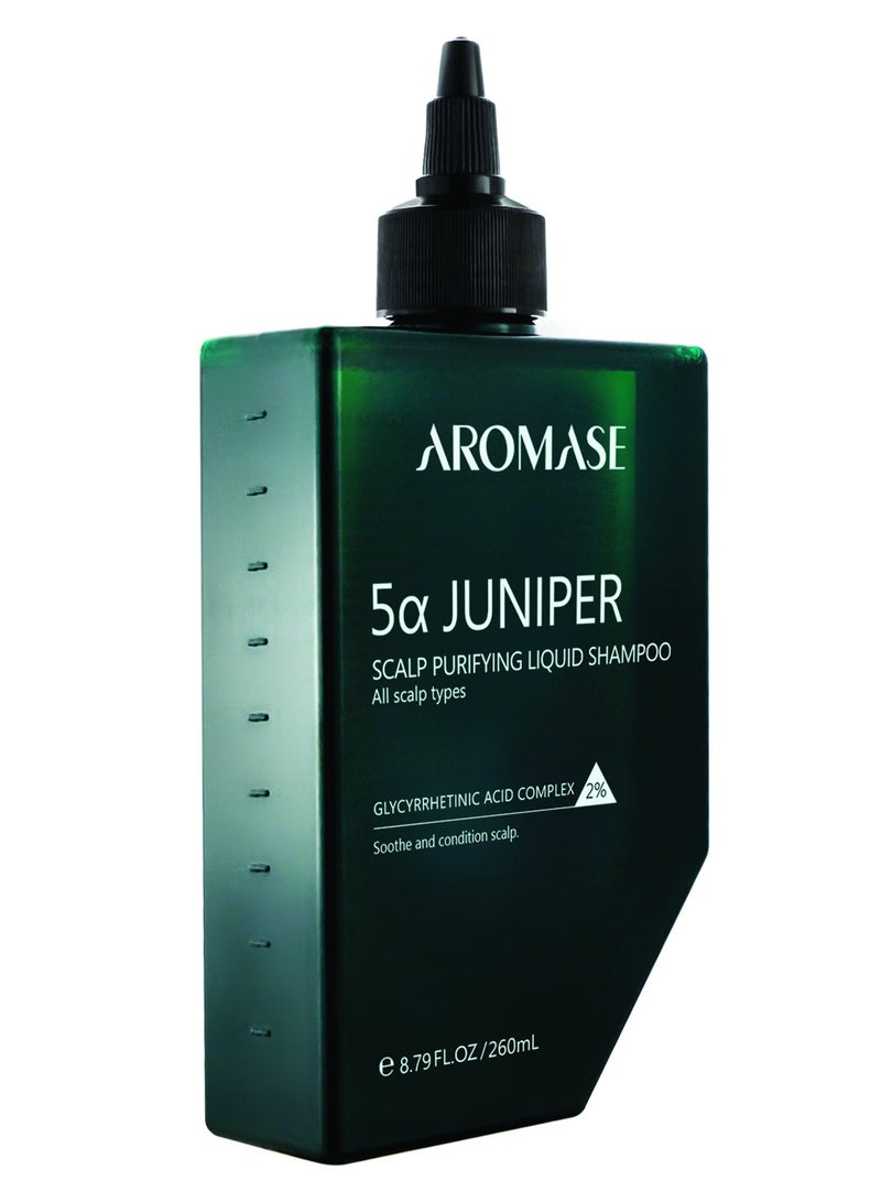 AROMASE 5α Juniper Scalp Purifying Liquid Shampoo 260 ml - Image 1