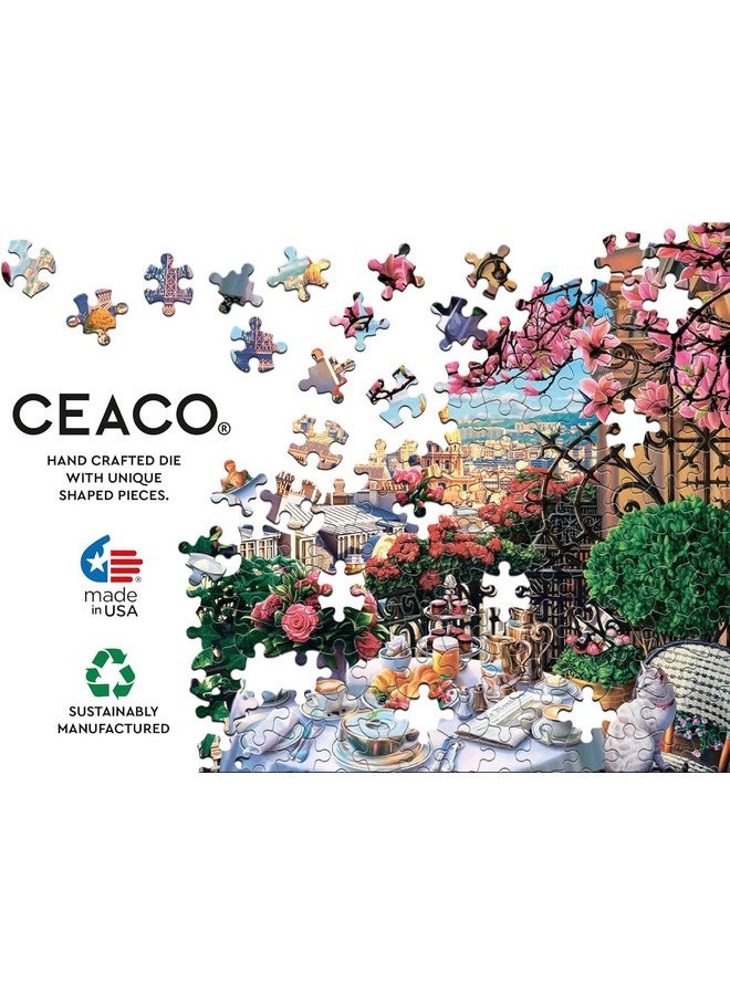 Ceaco - Brunch in Paris - 300 Oversized Piece Jigsaw Puzzle - Image 5