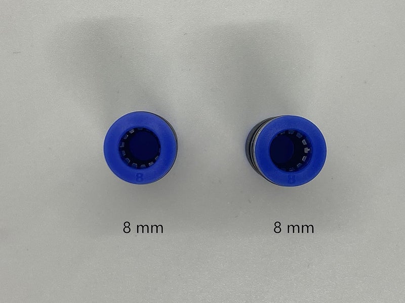 ROZESAZZ zjxed 8mm OD x 8mm OD Pneumatic quick Connector Push to Connect fittings Straight pneumatic push to connect fitting (Pack of 10) - Image 2