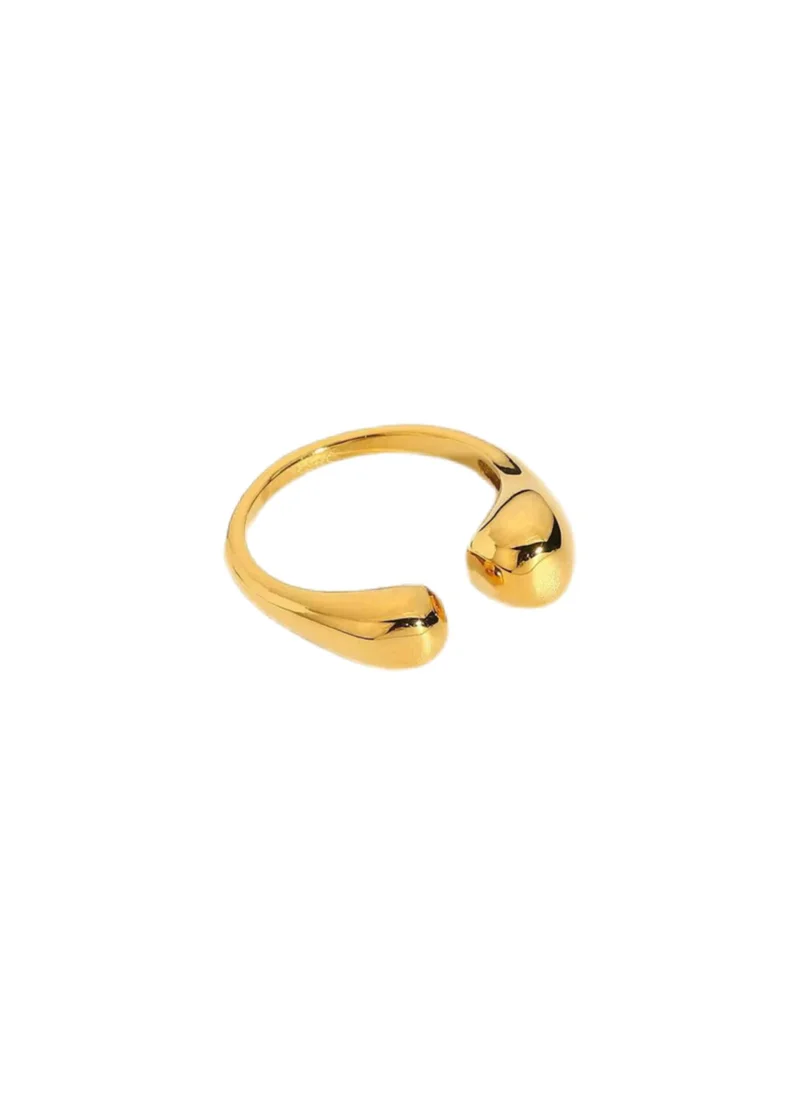 Adjustable statement ring round