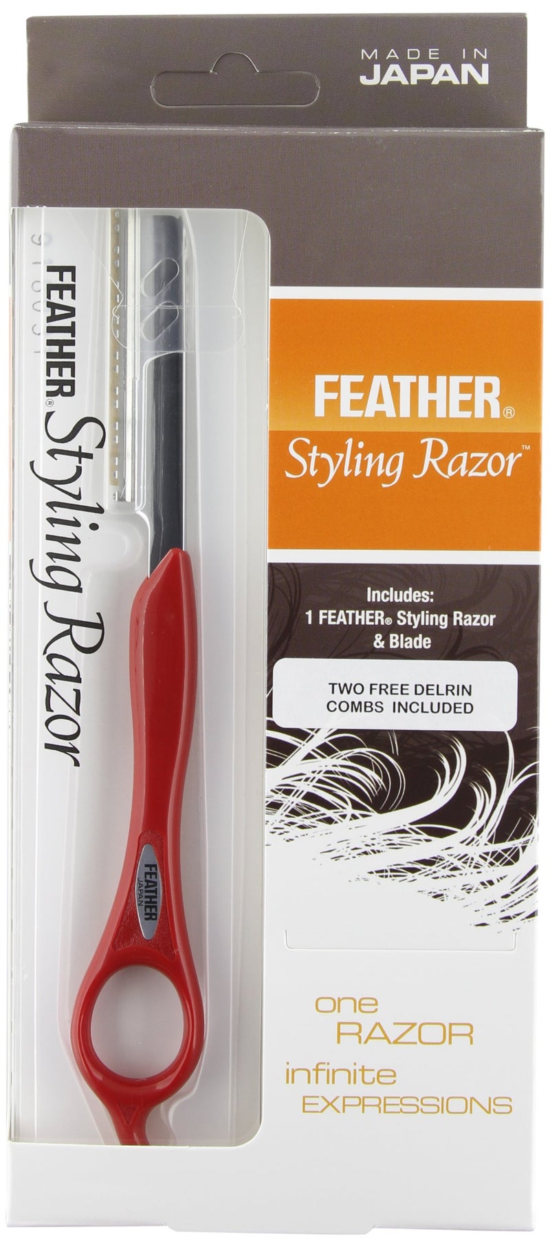 Feather Styling Razor Red with Texturizing Blade