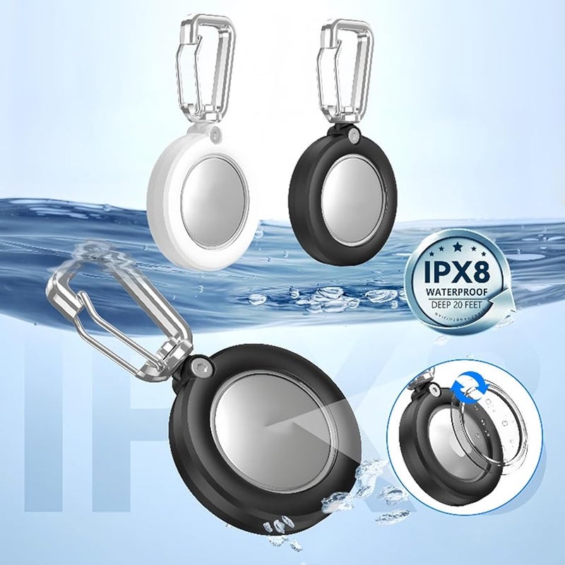 White Shockproof Protective Case with Clasp for Trackers - Image 4