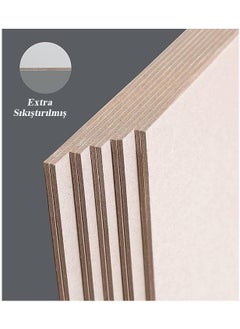 Artlantis A4 Cardboard Gray 2.5 mm 20 Pieces 1 Pack 21 x 29 7 cm A - 4 Cardboard 2 5 mm Thick A - 4 Cardboard  - Image 2