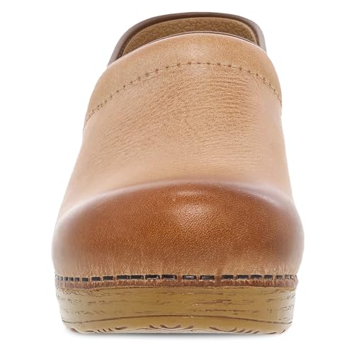 Dansko Women’s Professional Slip-On Clogs –Rocker Sole and Arch Support for Comfort-Ideal for Nursing, Food Service, Healthcare Honey Distressed 7.5-8 M US - Image 4
