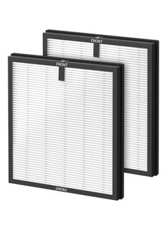 ibsun فلتر الهواء H13 Ture HEPA Filter مناسب لتنقية الهواء HY4866 للغبار ووبر الحيوانات الأليفة وحبوب اللقاح لغرفة النوم والمكتب، الإصدار القياسي، عبوتان  - Image 1