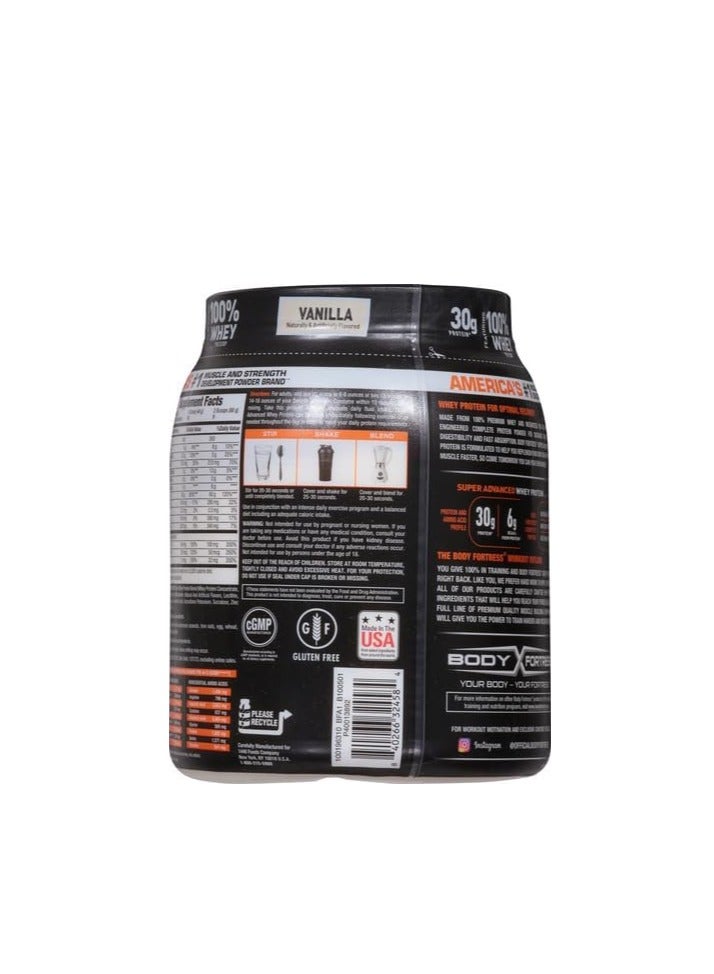 بودي فورتريس، مسحوق بروتين مصل اللبن المتقدم الفائق، الفانيليا، دعم المناعة (1)، فيتامينات C & D بالإضافة إلى الزنك، 1.74 رطل - Image 2