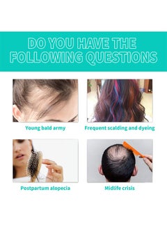 OUHOE Nmn Hair Growth Roller,Thick Hair Roller Essence, Hair Root Thick Hairline Strengthening,Hair Care Firming,Hair Anti Fall Hair Essence 18ml  - Image 4