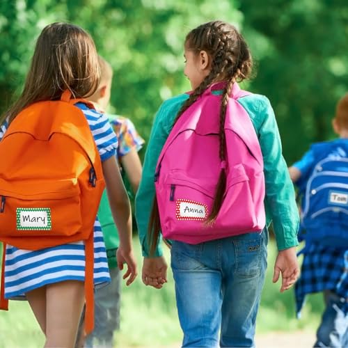 L LIKED 200 Name Tags Stickers Colorful Star Border 35 x 225 Name Labels for School Office Home 200 Labels - Image 3
