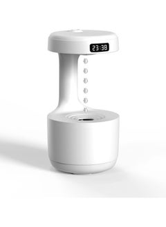 Generic Anti-gravity Humidifier, Desktop Mute Clock Display, Suspended Water Drop Back Flow, Creative Aromatherapy Machine, Timer and Automatic Off Safety Switch  - Image 1