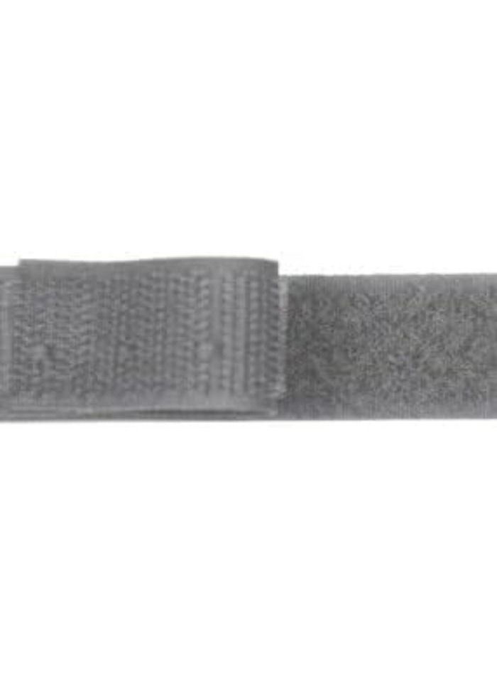 Generic Colorful Scotch Nylon Hook and Loop Tape No Glue Magic Tape for Sew on Belts Accessories (Gray)  - Image 2