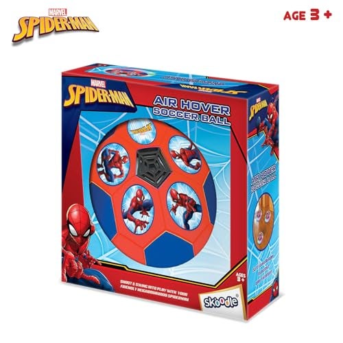 SKOODLE Spiderman Air Soccer Ball Non Rechargeable Battery Powered Hover Football, Indoor Electric Smart Air Football for Boys and Girls. Fun Game for Kids - For Birthday Gift - Image 2