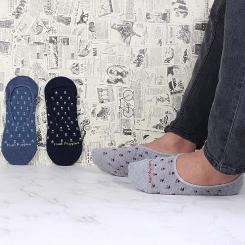 Hush Puppies Men's Multicolored Loafer Socks - Pack of 3 - Image 2