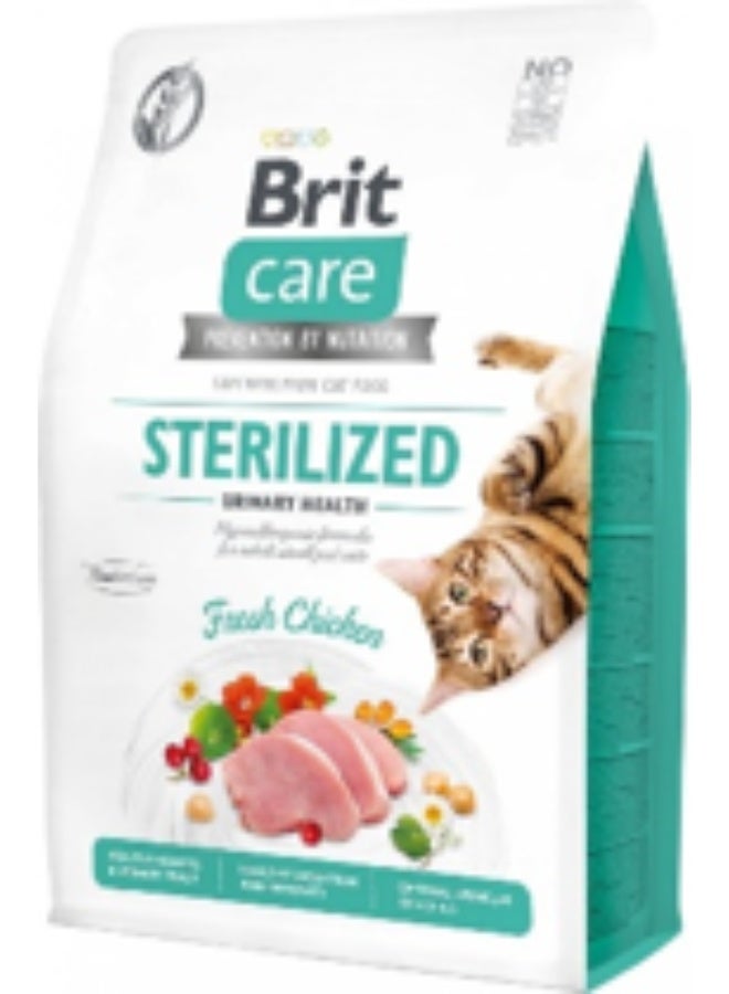 BRIT CARE CAT GRAIN-FREE STERILIZED URINARY  HEALTH 400 G