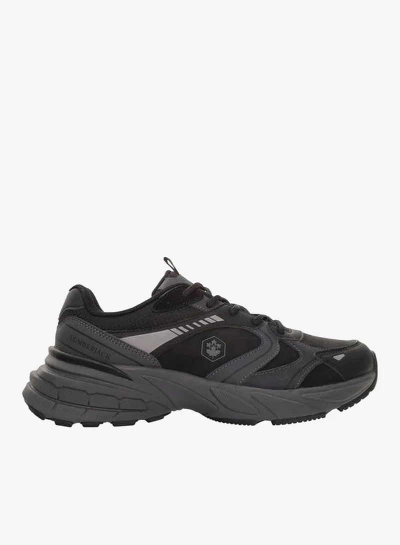 LUMBERJACK Men MONEY Panelled Lace-Up Sneakers