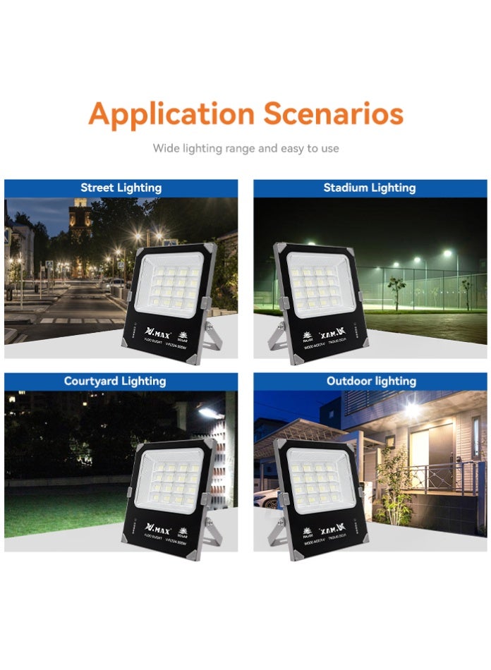 Vmax Solar Flood Light 40m² Coverage, 15W Solar Panel, 6500K Bright White | Aluminum Body | 15Ah LiFePO4 Battery | Dusk-to-Dawn, Timer & Remote Control | Ideal for Villas, Gardens, Parking Areas in Dubai - Image 5