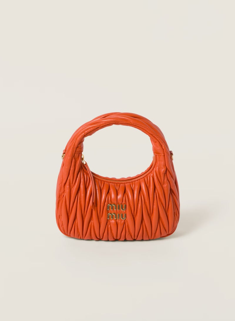 MIU MIU Wander nappa leather hobo Shoulder Bag  - Image 1