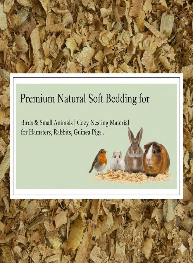 CRIB FACTORY Wood Shavings Bedding | Soft Natural Bedding for Birds & Small Animals (1000, Grams) - Image 1