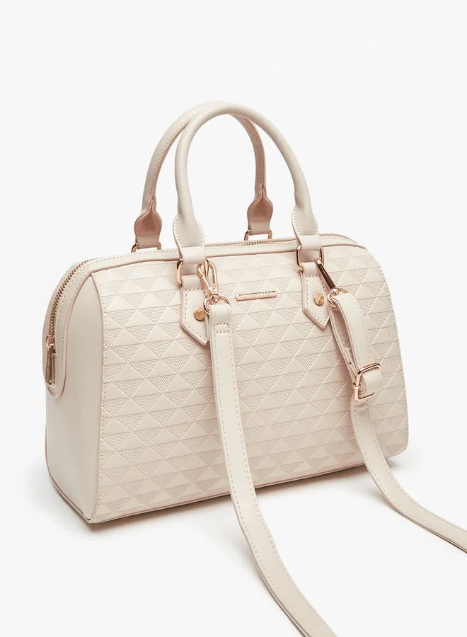 فلورا بيلا حقيبة يد نسائية بنقوش بارزة