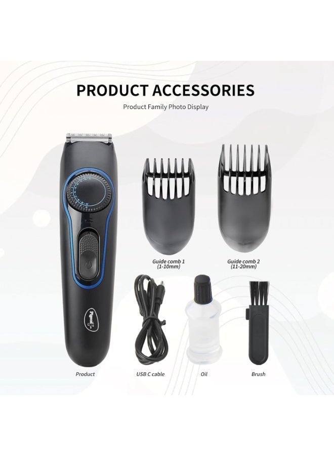 Pigeon Strike Battery Powered Beard Trimmer for Men| 40 Length settings| Stainless Steel Blade| USB C type Charging| 2 HR runtime| 2 HR charge time | 2 Years Warranty - Image 2