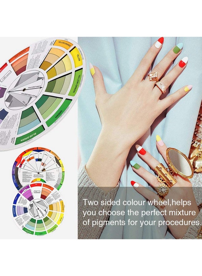 JimKing Pocket Color Wheel, Paint Mixing Learning Guide Art Class Teaching Tool For Makeup Blending Board Chart Color Mixed Guide Mix Colors… - Image 5