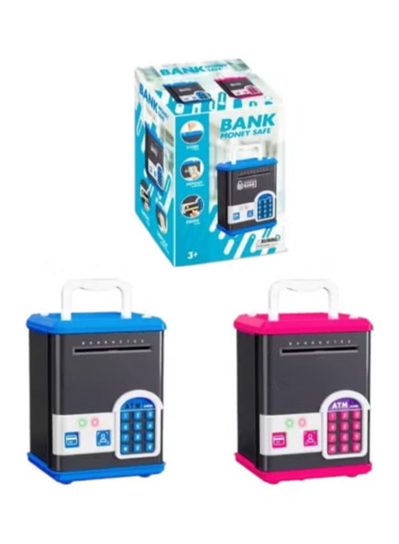 Electronic Piggy Bank With Fingerprint And Pin For Boys And Girls, Mini ATM Saving Box, Assorted color  - Image 2