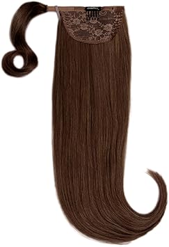 LullaBellz Luxury Gold 22 120g Human Hair Pony 8 Chestnut - Image 1