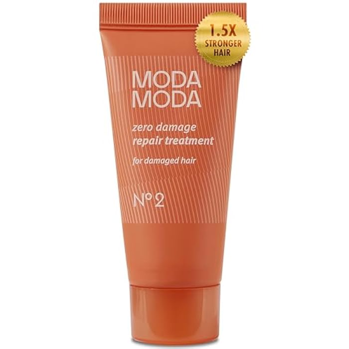MODA MODA MODAMODA Zero Extreme Damaged Hair Repair Keratin Conditioner for All Hair Types | 10-Second Bond Strengthener | Volume w/ 17 Amino Acids & Polyphenols No Animal Trials 7.05 oz - Image 1