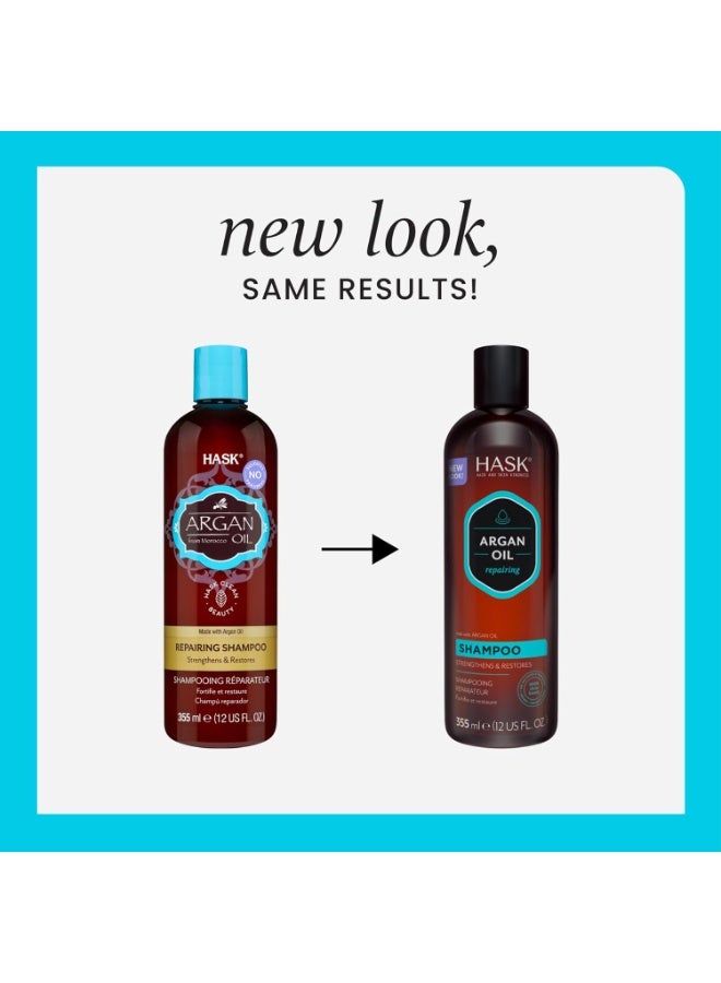 Hask Argan Oilâ Repairing Shampoo, 355ml - Image 5
