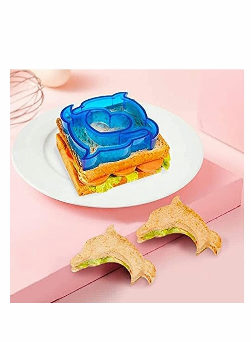 Excefore Kids Sandwich Cutter Set of 10 - Multi Shapes and Cute Design Sandwich Cutters，Sandwich and Bread Crust Cutters in 10 Cute Shapes, for Bento Lunch Box - Image 5