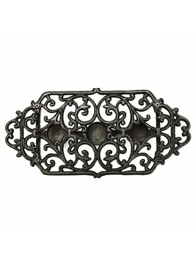 Sungmor Heavy Duty Cast Iron Teapot Dish Warmer Stable Holder for Tealight Stand | Tealight Warmer Decorative Stove for Villa Yard Balcony-Flower Shape - Image 1