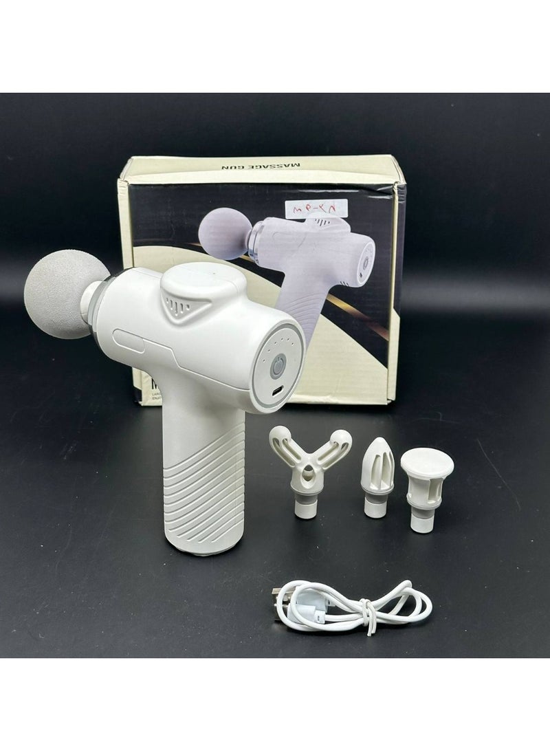 مسدس مساج 4×1 (KS-209) – جهاز تدليك عضلات متعدد الرؤوس لتخفيف الألم والاسترخاء