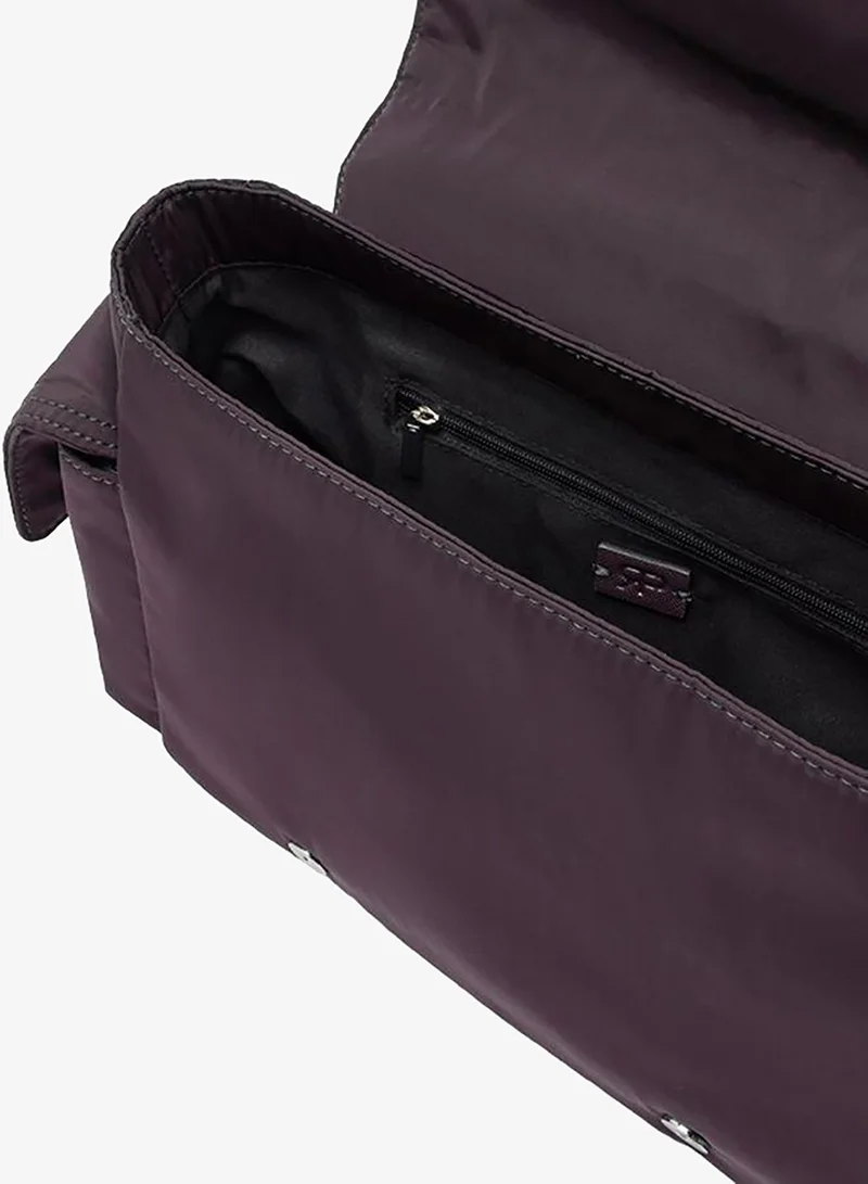 Parfois Red Nylon Crossbody Bag With Flap for Women | Best Price UAE