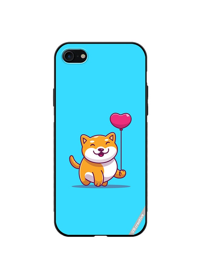 VR CREATIVE Protective Case Cover For Apple iPhone SE (2022) Cute Dog Design Multicolour - Image 1